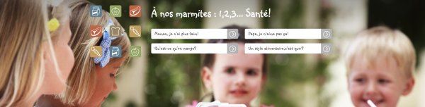 À nos marmites : 1,2,3 ...santé! Des repas délicieux et agréables avec vos tout-petits!