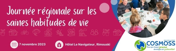 Journée régionale sur les saines habitudes de vie