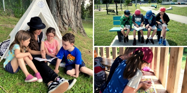 Le paisir de lire devient contagieux dans les camps de jour du Bas-Saint-Laurent