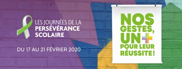Lancement des Journées de la persévérance scolaire, édition 2020!