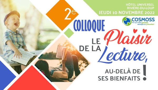 Colloque sur la lecture : un rendez-vous le 10 novembre prochain!