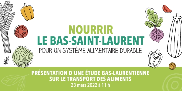 Présentation d'une étude bas-laurentienne sur le transport des aliments