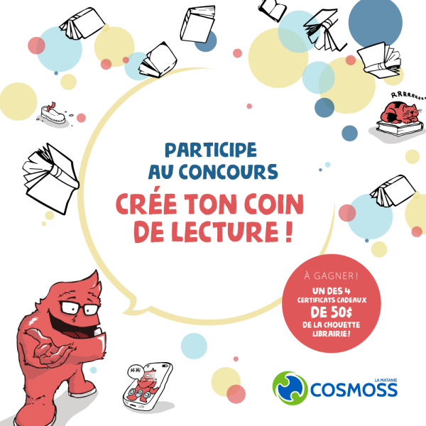 Participe au concours crée ton coin lecture et découvre les outils téléchargeables en ligne du projet «Tu lis avec moi?»