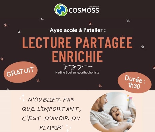Atelier Lecture partagée enrichie