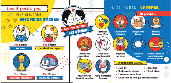 Lancement de la campagne « Avec nos enfants pas d'écran »